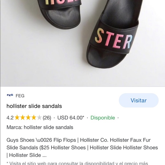 Hollister womens sandals size 8 - Picture 6 of 6